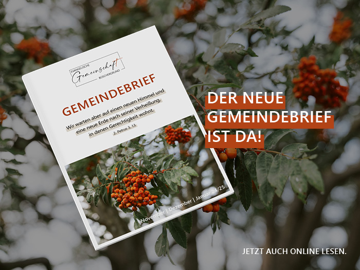 Der neue Gemeindebrief ab November ist online