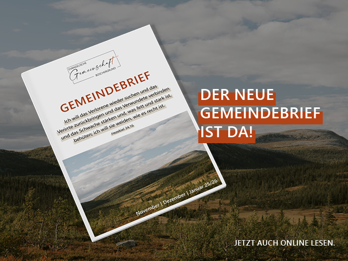 Der neue Gemeindebrief ab November ist online