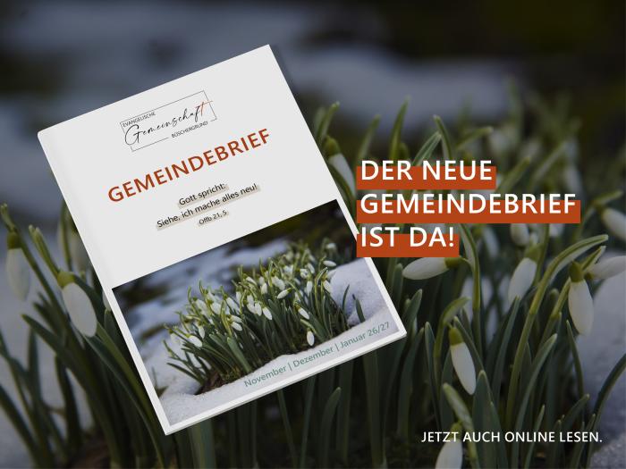 Der neue Gemeindebrief ab Oktober ist online